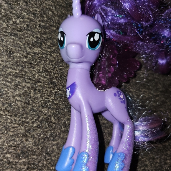 My Little Pony PRINCESS LUNA Brushable Glitter Hair 4" Figure 2016 Hasbro - Picture 2 of 4